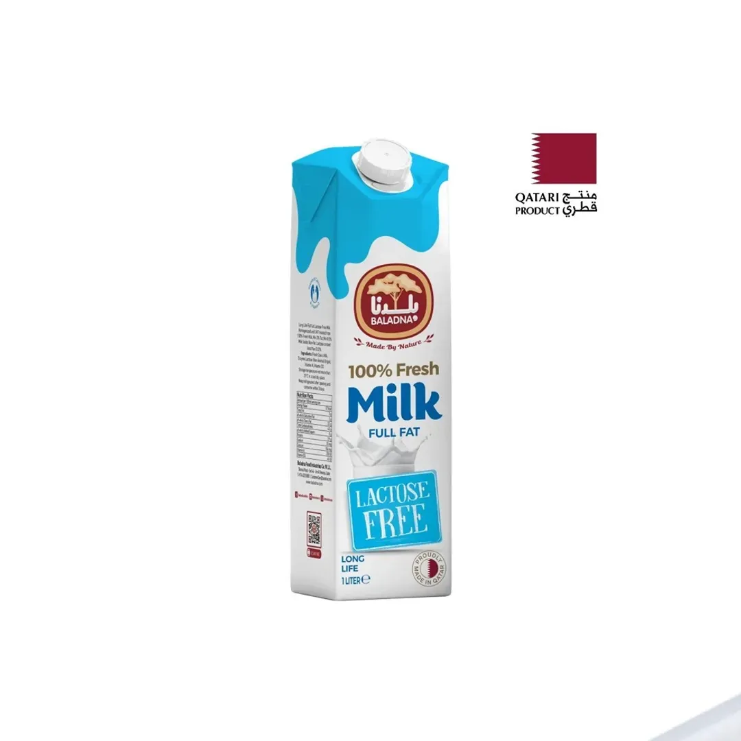 Baladna Uht Milk Lactose Free, 1L