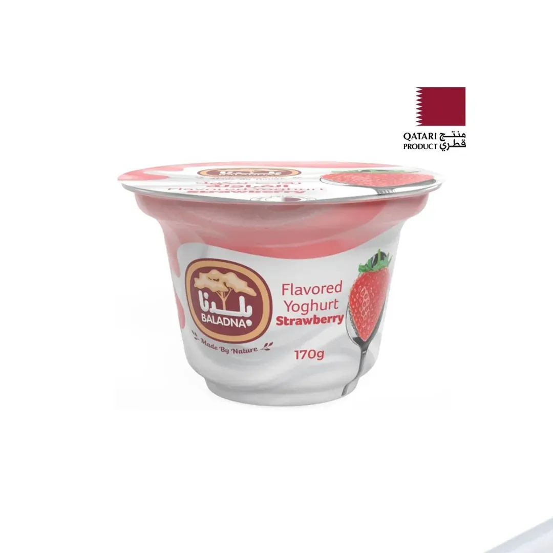Baladna Strawberry Flavored Yoghurt, 170g