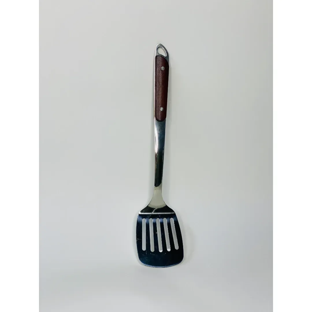 SS Spoon Hole Type 37cm Wooden Handle