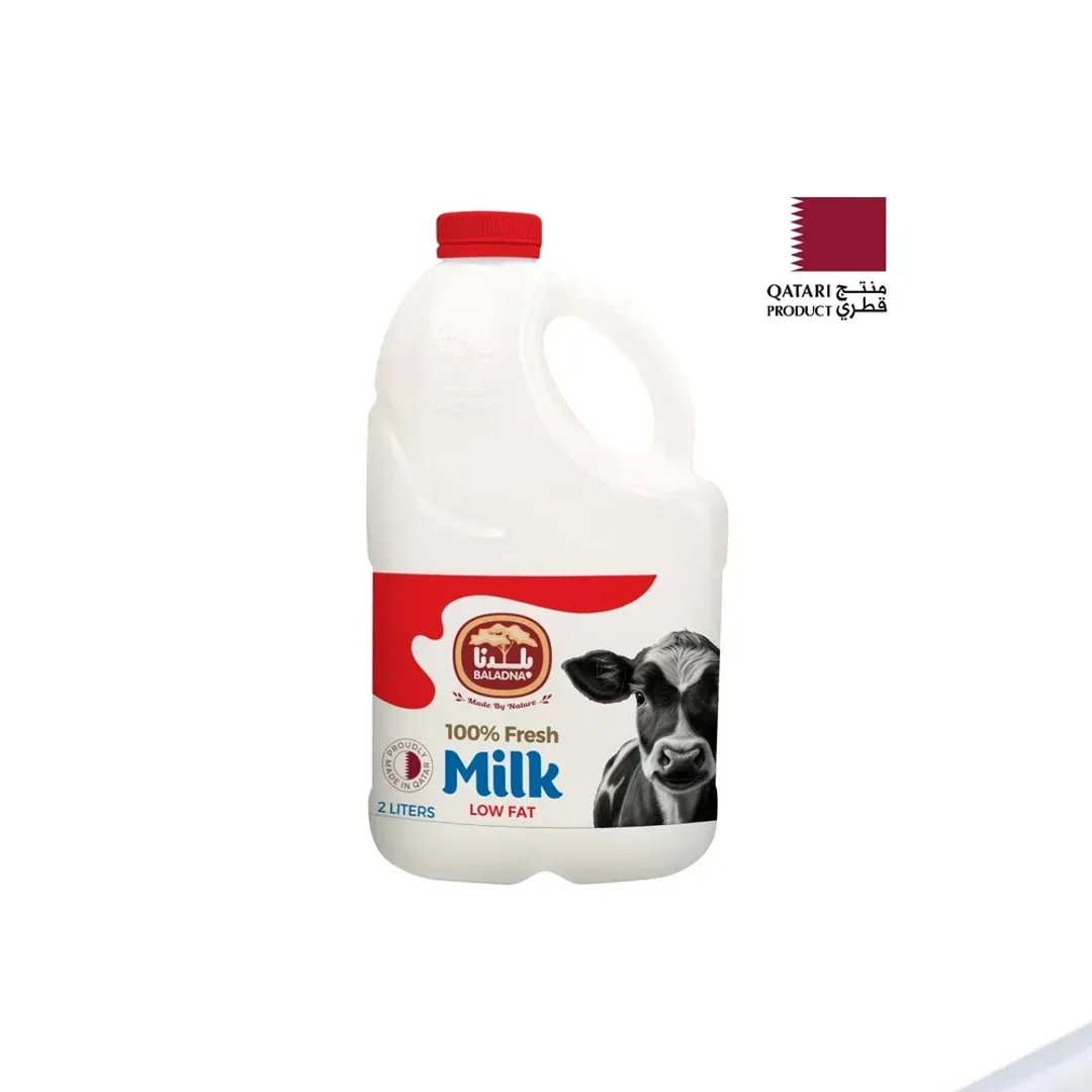 Baladna Fresh Low Fat Milk, 2L