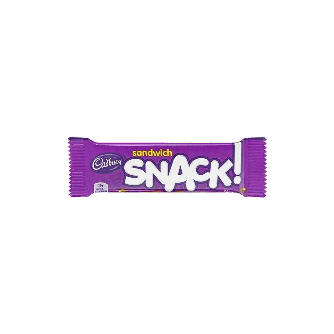 Cadbury Snack Sandwich Milk Chocolate, 22g