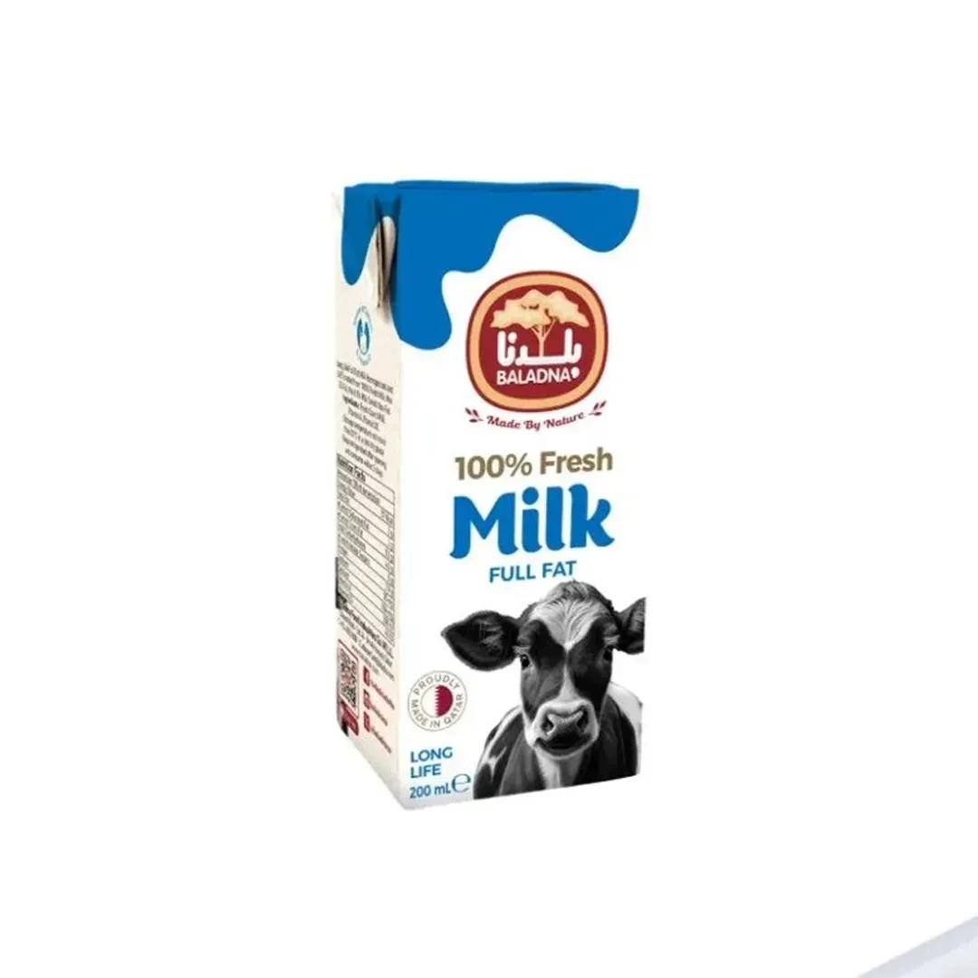 Baladna UHT Full Fat Milk, 200ml