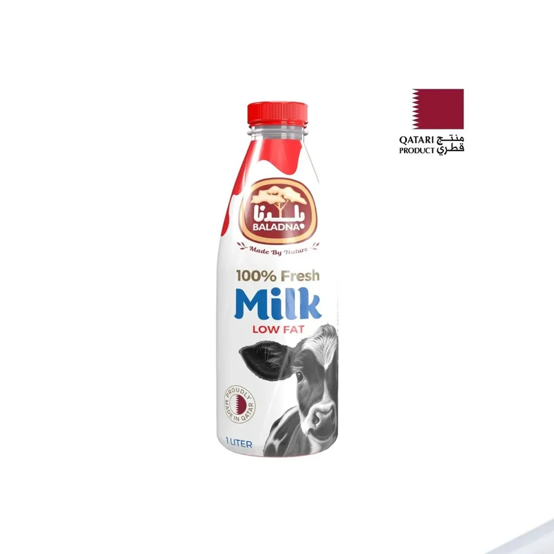 Baladna Fresh Low Fat Milk, 1L