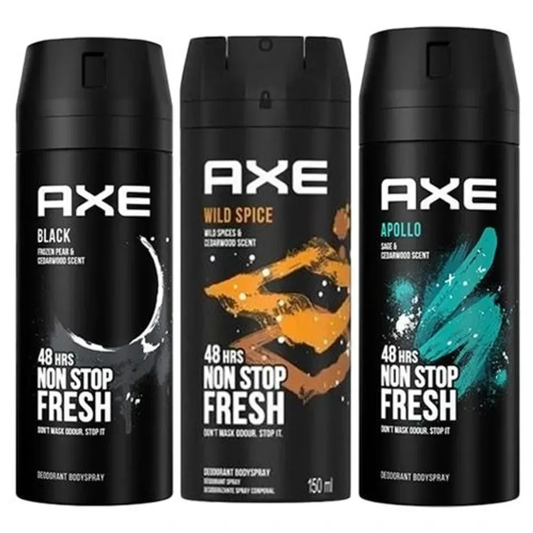 Axe Deodorant Spray Asstd. 150ml x 3 Pcs