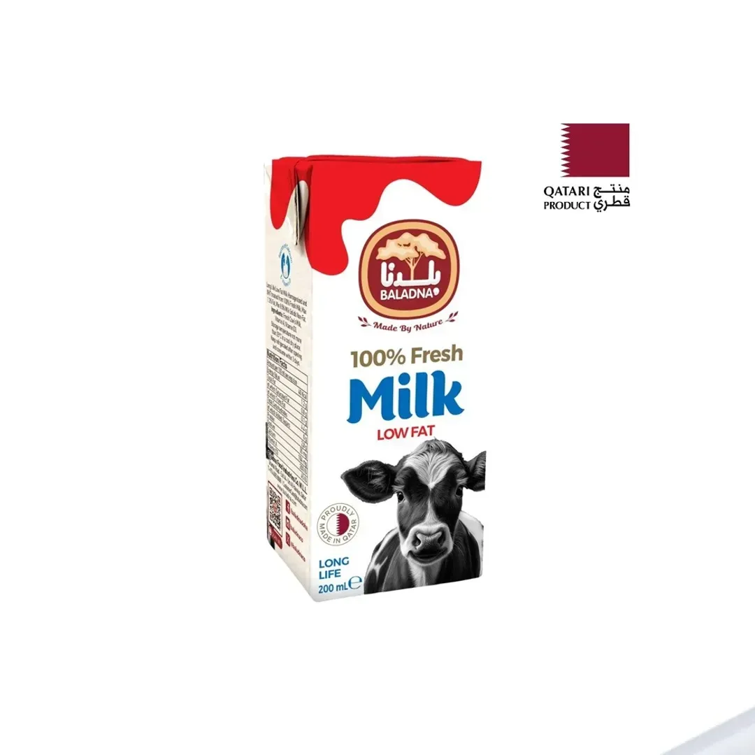 Baladna UHT Low Fat Milk, 200ml