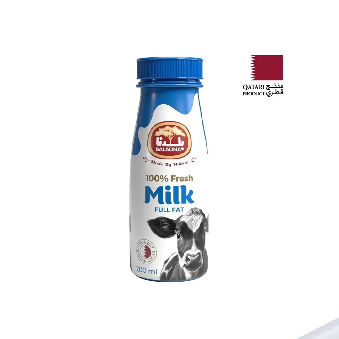 Baladna Fresh Full Fat Milk, 200ml