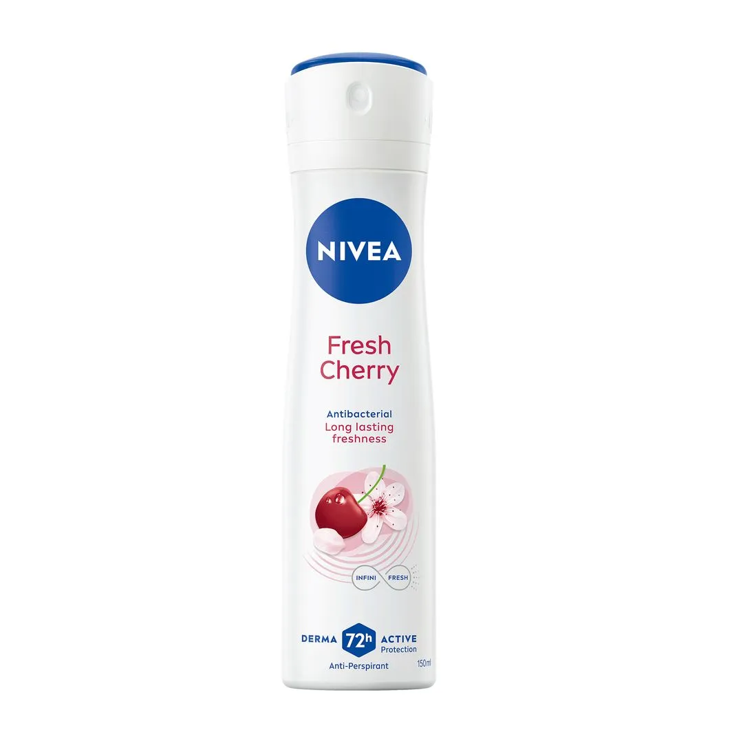 Nivea Anti-Perspirant Fresh CherryFemale Deodorant Spray, 150ml