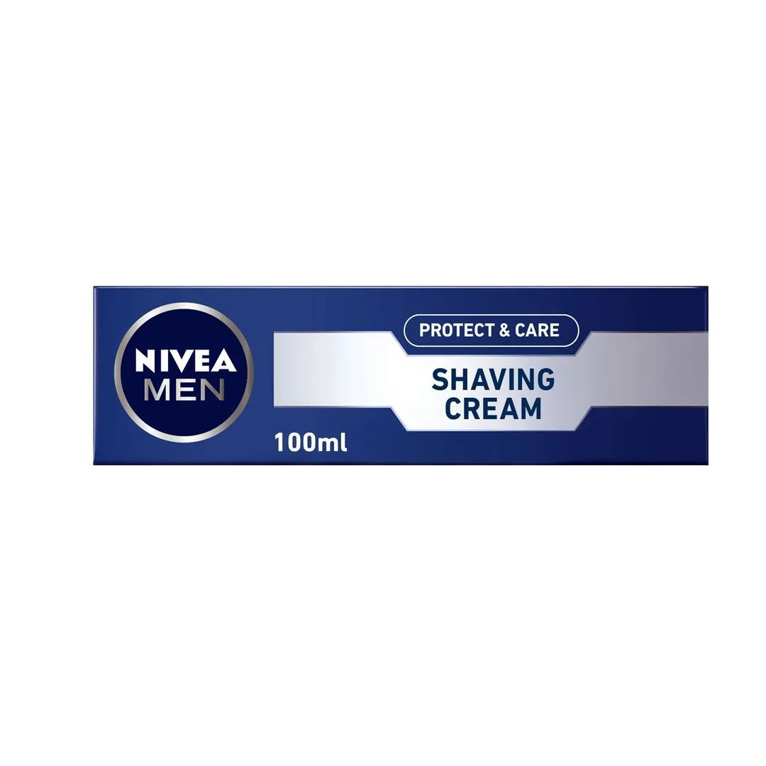 Nivea Men Protect & Care with Aloe Vera Shaving Cream, 100ml