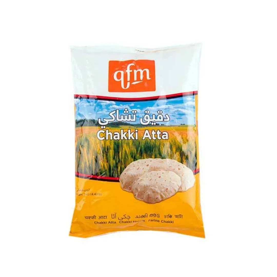 QFM Chakki Atta Wheat Flour, 2kg