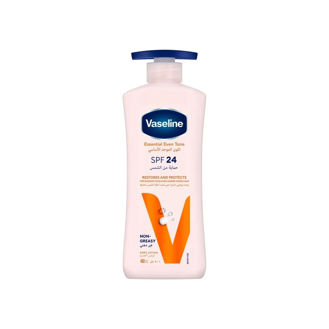 Vaseline Essential Even Tone Spf 24 Body Lotion, 400ml