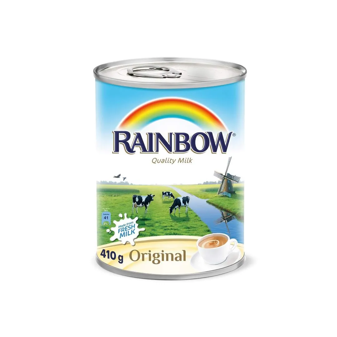 Rainbow Easy Open Evaporated Milk 410 g