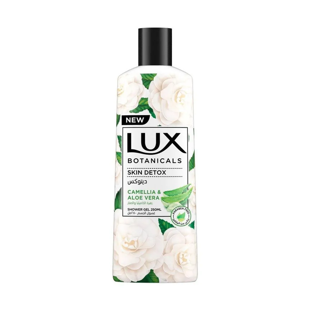 Lux Botanicals Skin Detox Shower Gel with Camellia & Aloe Vera, 250ml