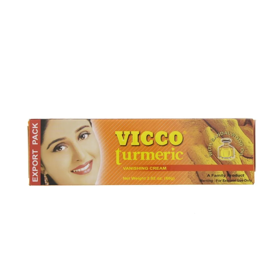 Vicco Turmeric With Sandalwood Oil Vanishing Cream 60g