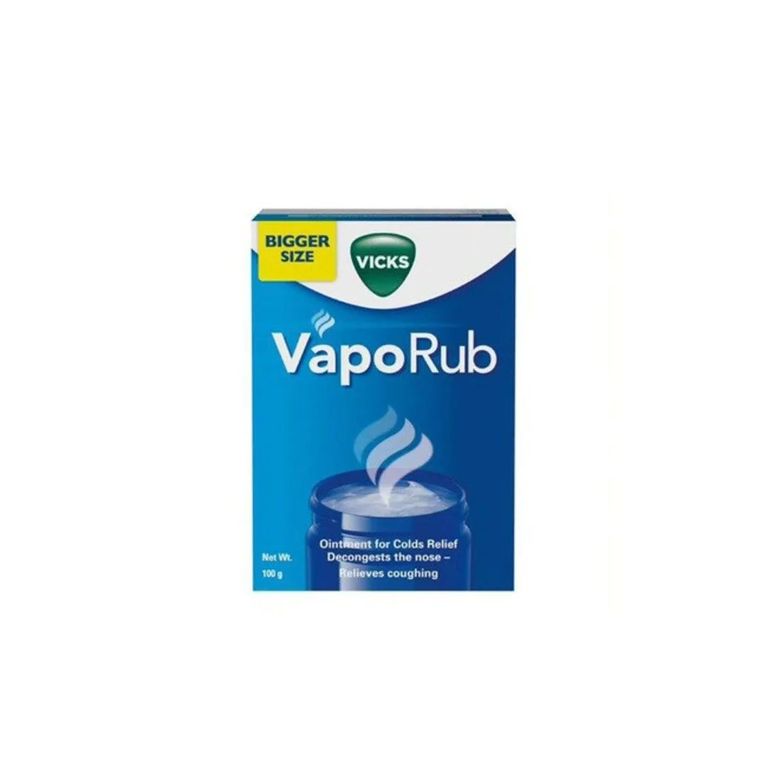 Vicks VapoRub, 2-in-1 Relief from Cough & Nasal Congestion, 100g