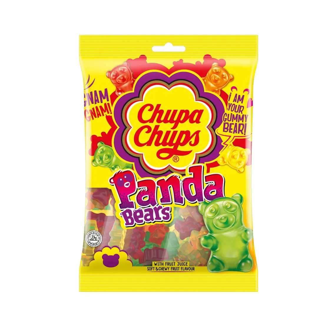 Chupa Chups Panda Bears Jelly, 160g
