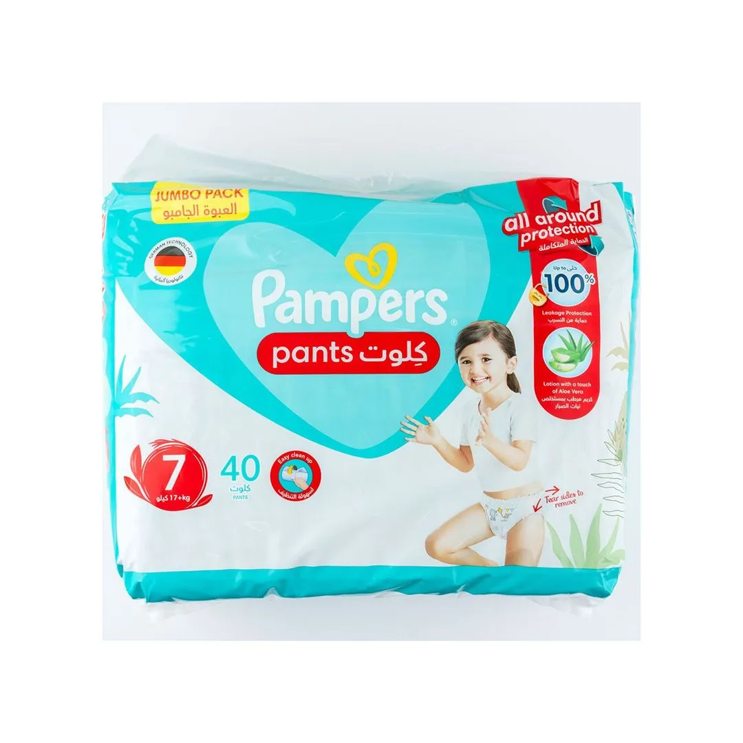 Pampers Diaper Pants Size 7 (17+kg), 40 Pieces