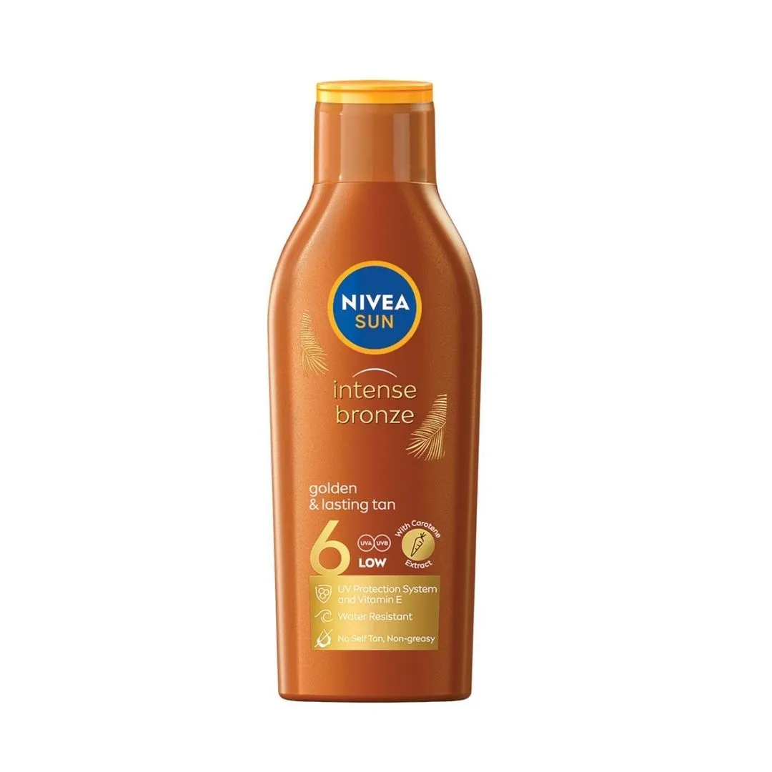 Nivea Sun Intense Bronze Sun Lotion Spf 6, 200ml