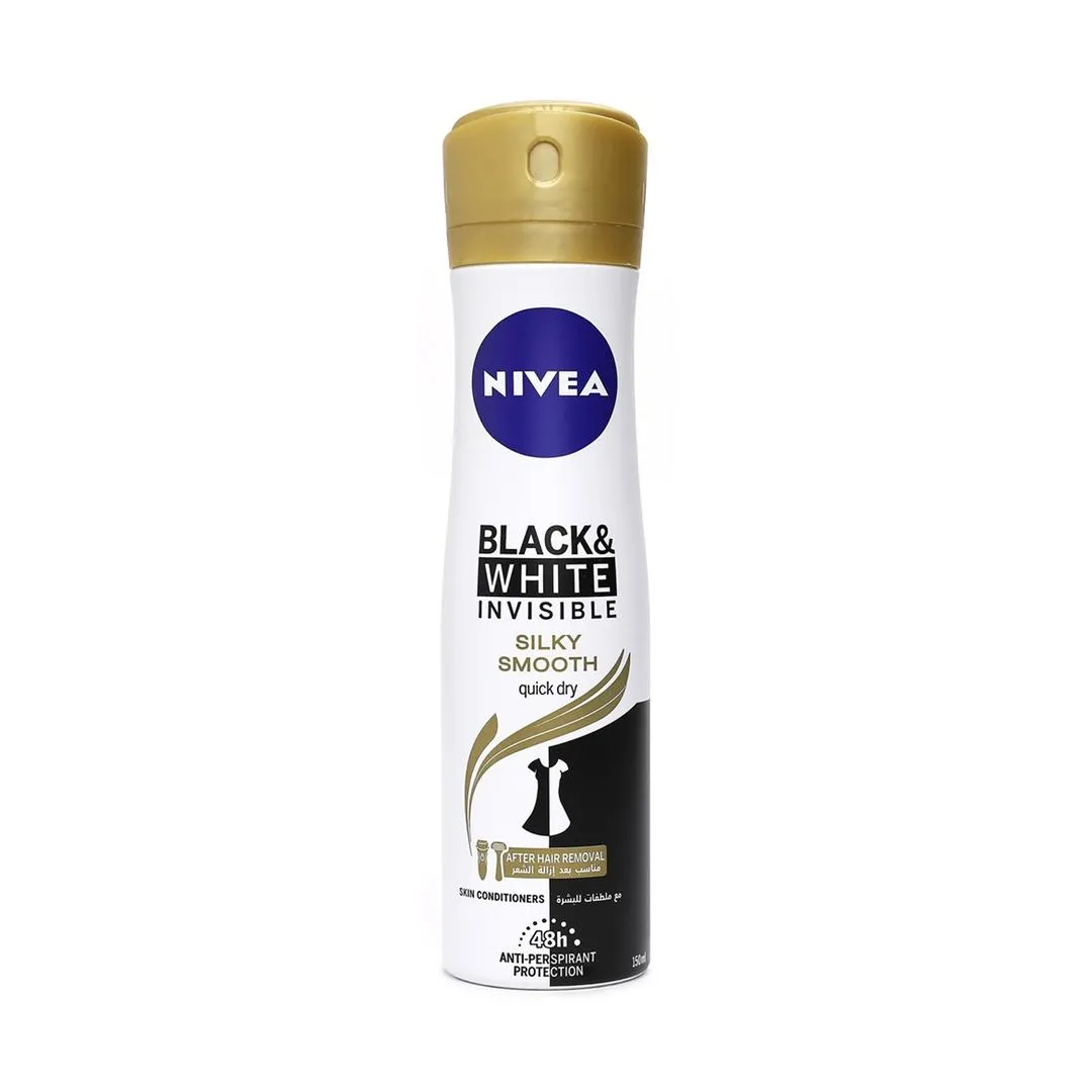 Nivea Deo Spray Black & White Silky Smooth 150 ml