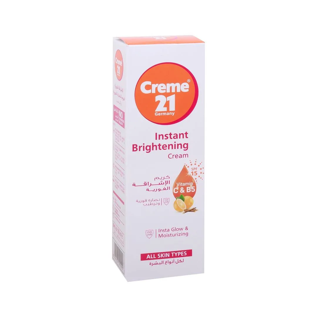 Creme 21 Instant Brightning Cream, 100ml