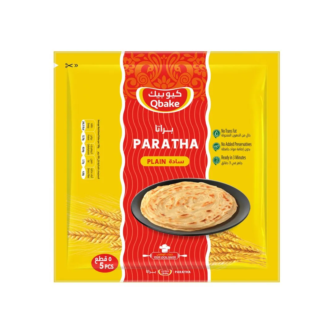Q Bake Paratha Plain 5 Pcs