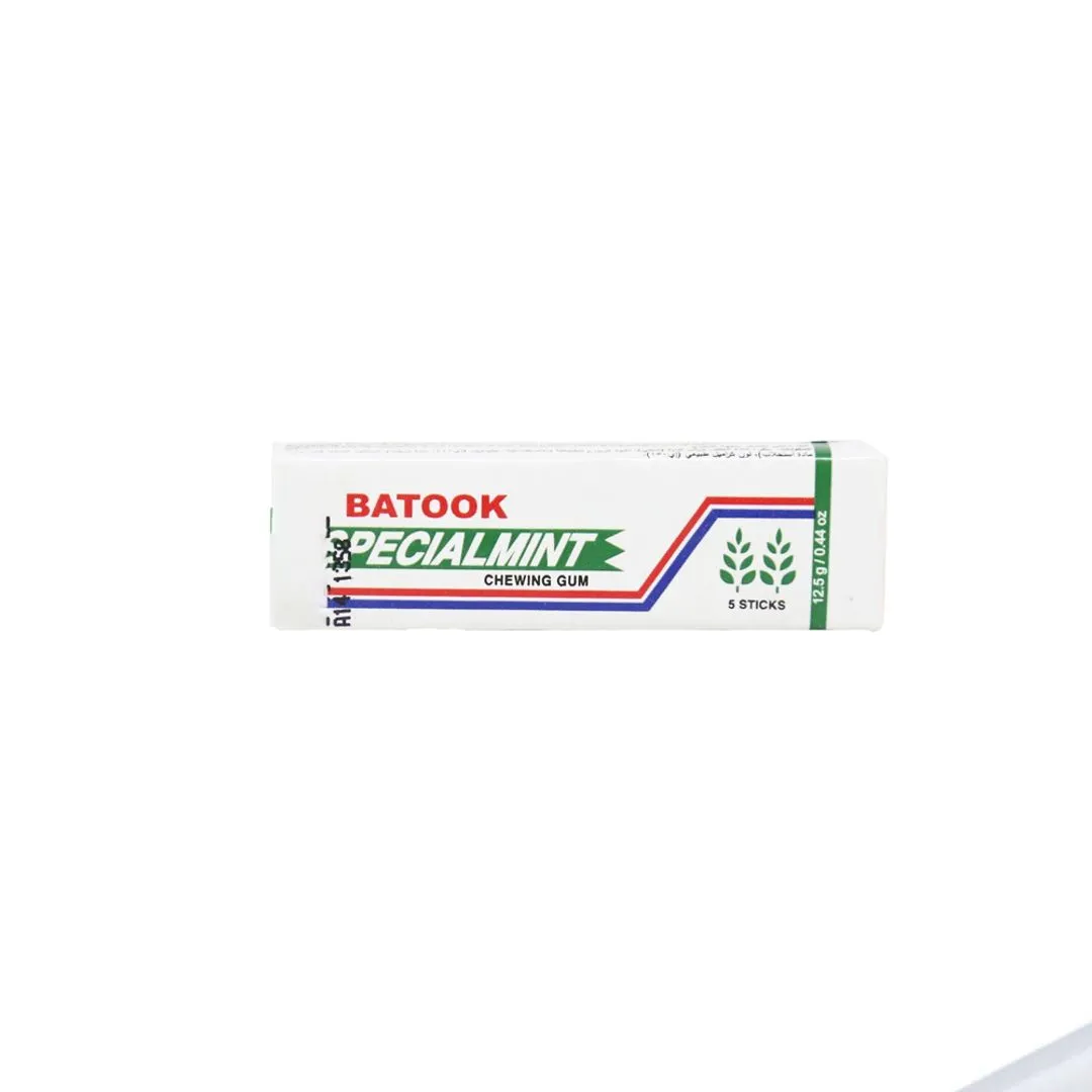 Batook White Gum, 5 Pieces