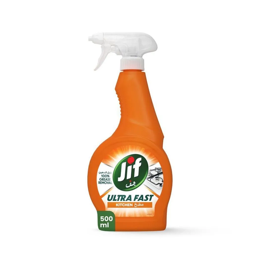 Jif Ultra Fast Kitchen Degreaser Spray, 500ml