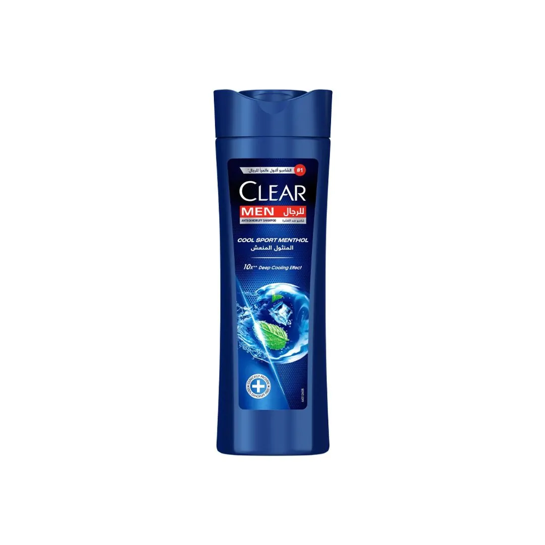 Clear Anti-Dandruff Cool Sport Menthol Shampoo, 400ml
