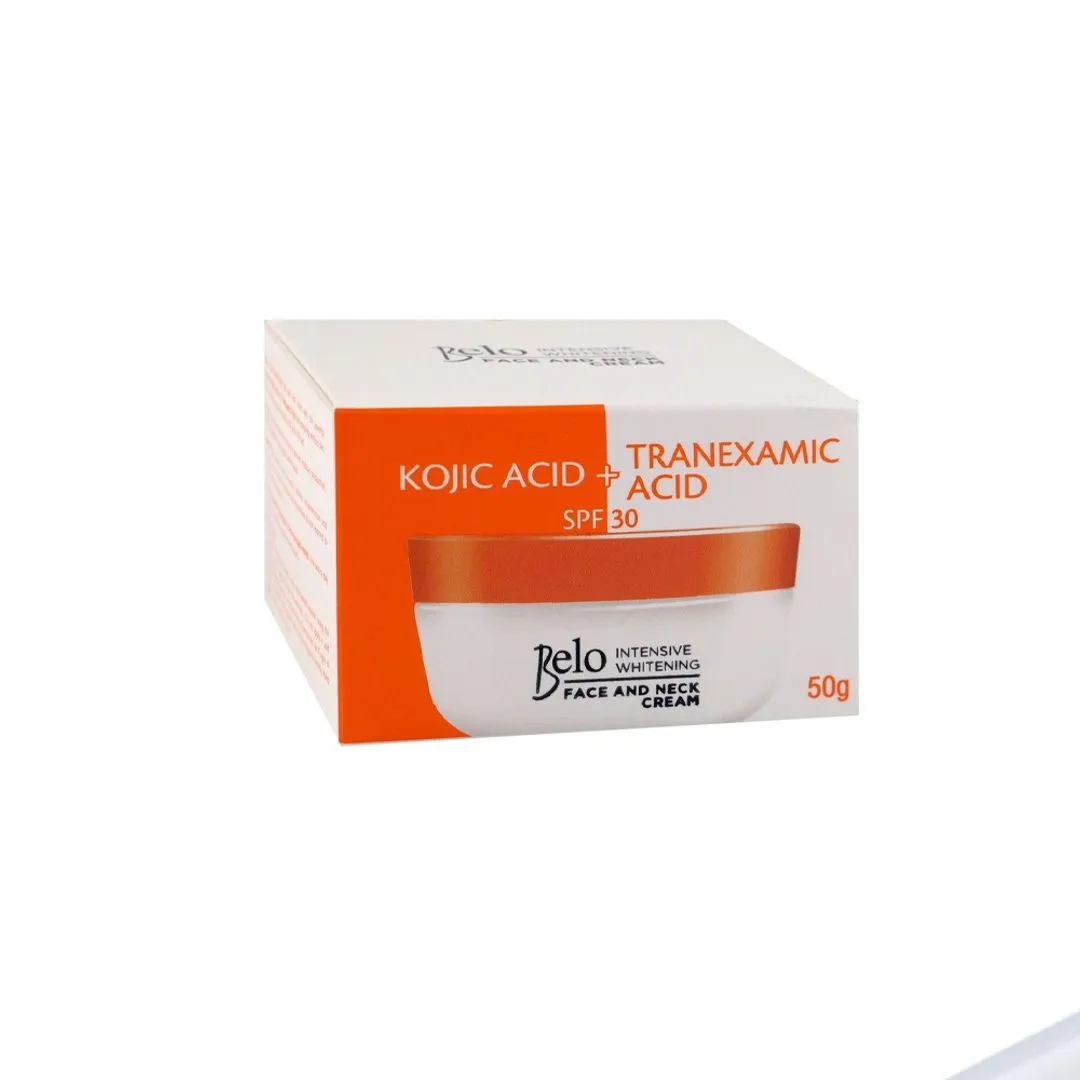 Belo Intensive Kojic Acid & Tranexamic Acid SPF30 Whitening Face & Neck Cream, 50g