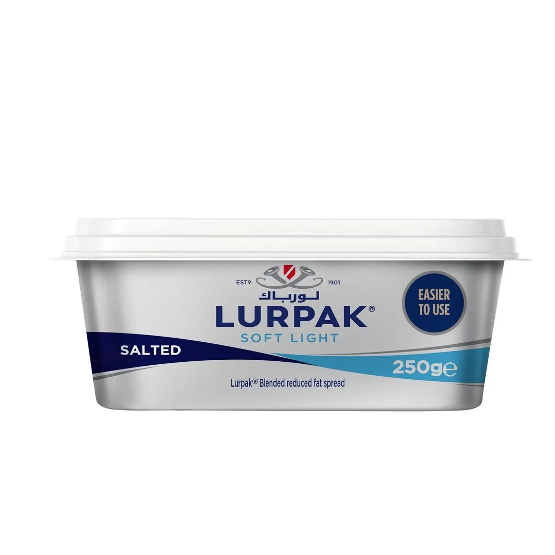 Lurpak Light Soft Salted Spreadable Butter, 250g