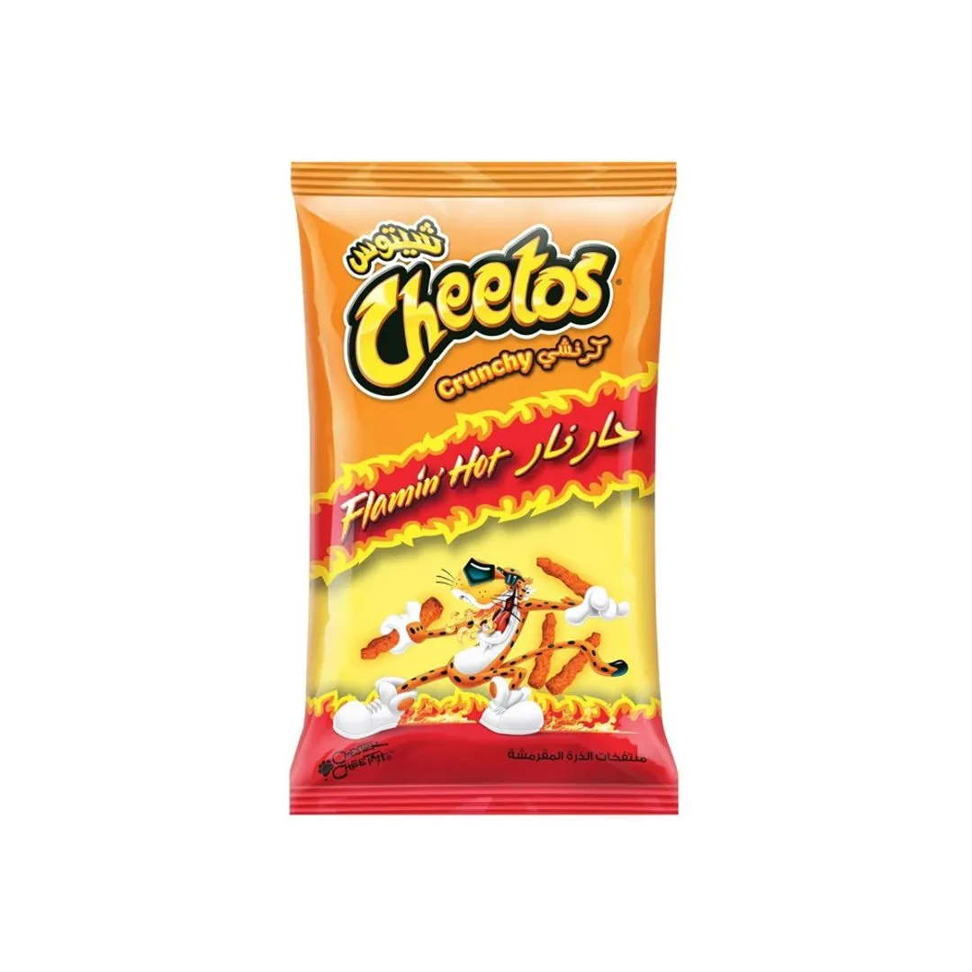 Cheetos Crunchy Flaming Hot Chips, 115g