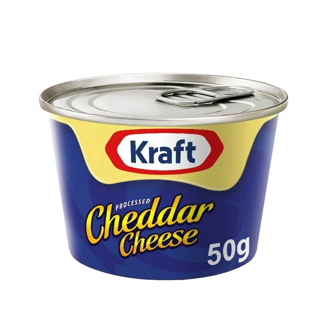 Kraft Processed Cheddar Cheese, 50g
