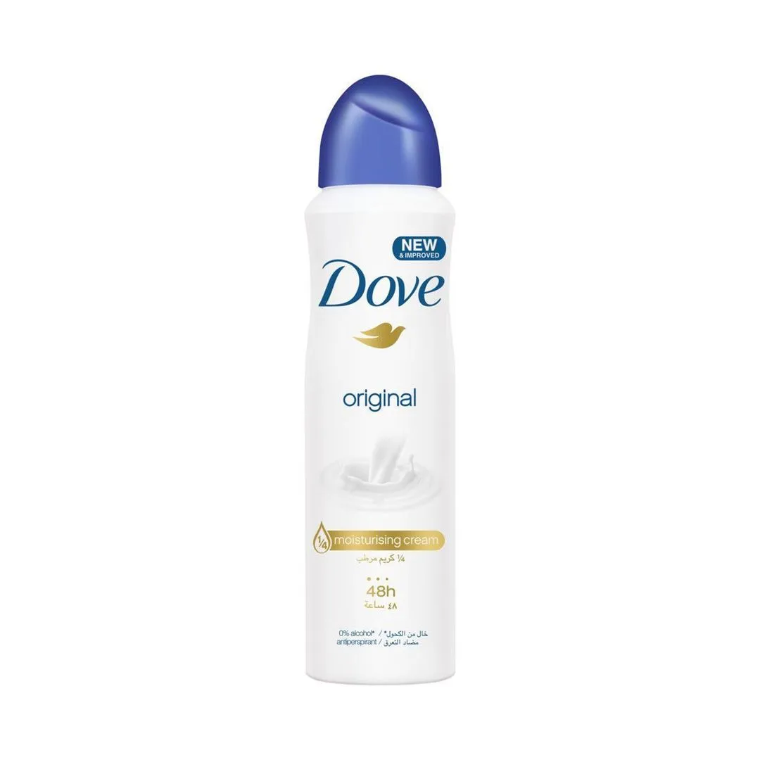 Dove Original Antiperspirant Deodorant Spray for Women, 150ml
