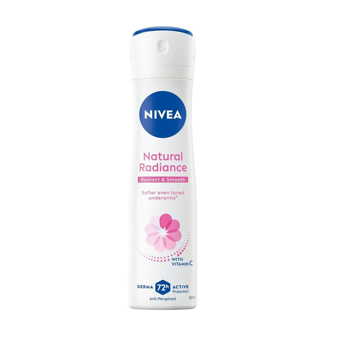 Nivea Natural Radiance Deodorant Women, 150ml