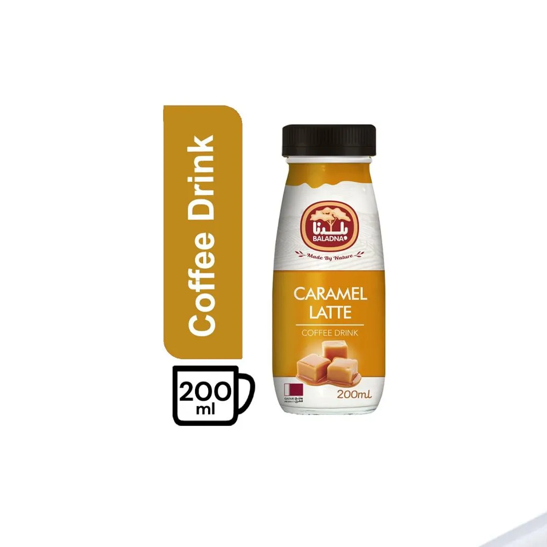 Baladna Caramel Latte Coffee Drink, 200ml