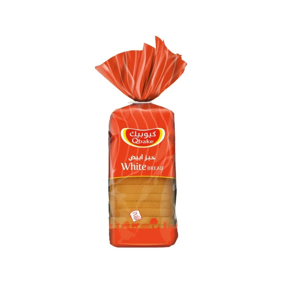 QBake White Bread Sliced Small, 320g