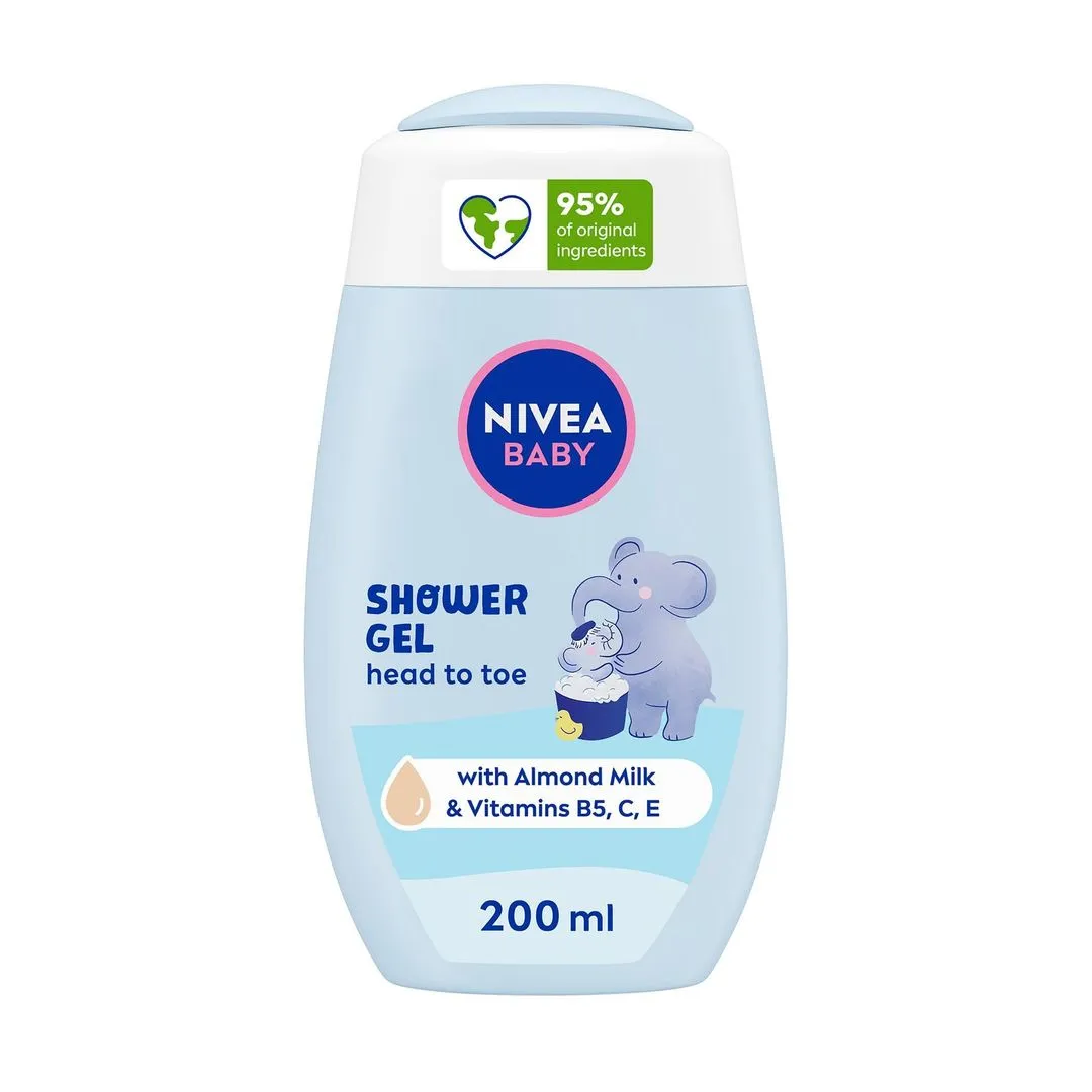 Nivea NV708 Head To Toe Baby Shampoo & Bath , 200ml