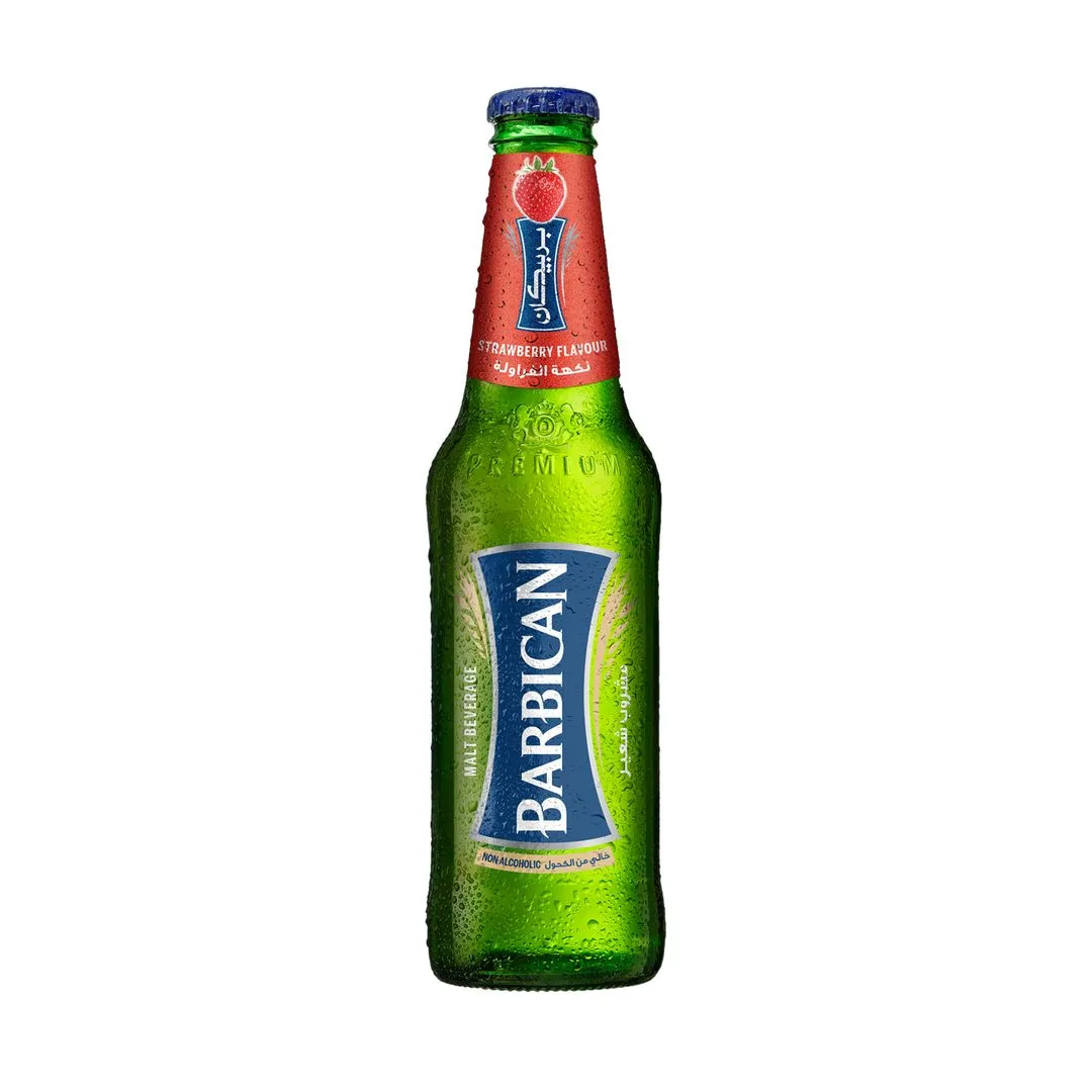 Barbican Strawberry Flavoured Non Alcoholic Malt, 330ml