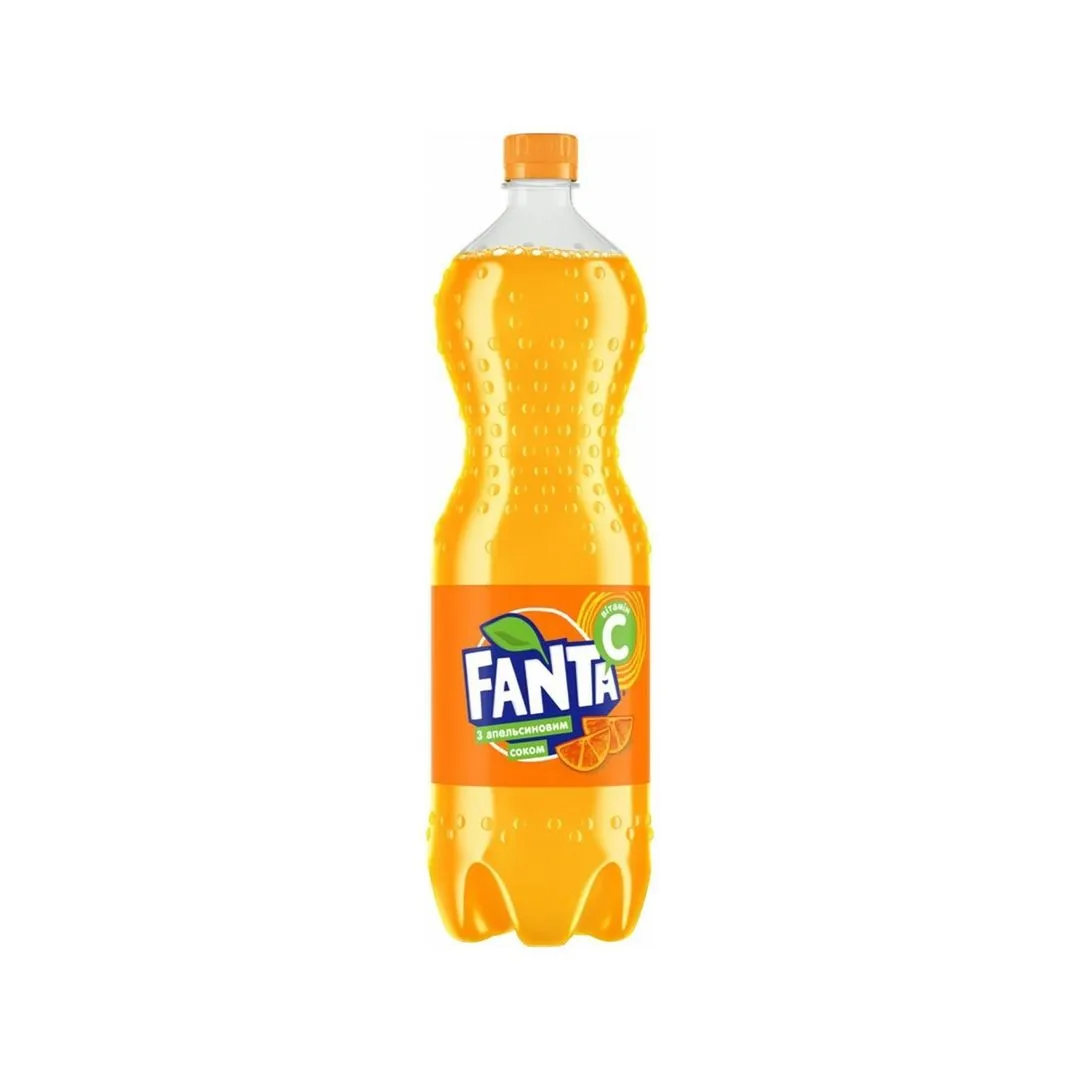 Fanta Orange Soft Drink Plastic Bottle, 1.25L
