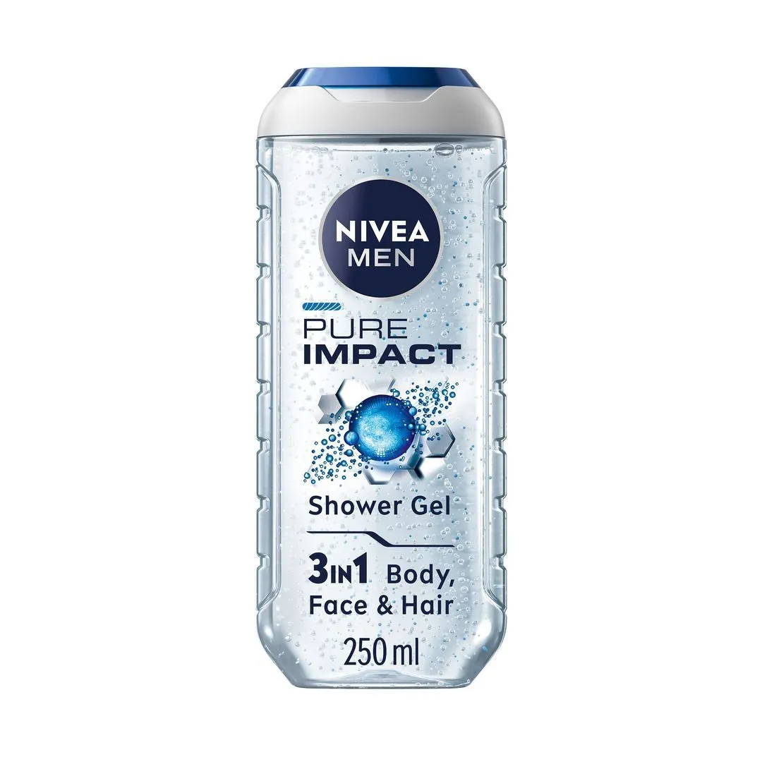 Nivea Men Pure Impact Shower Gel, 250ml