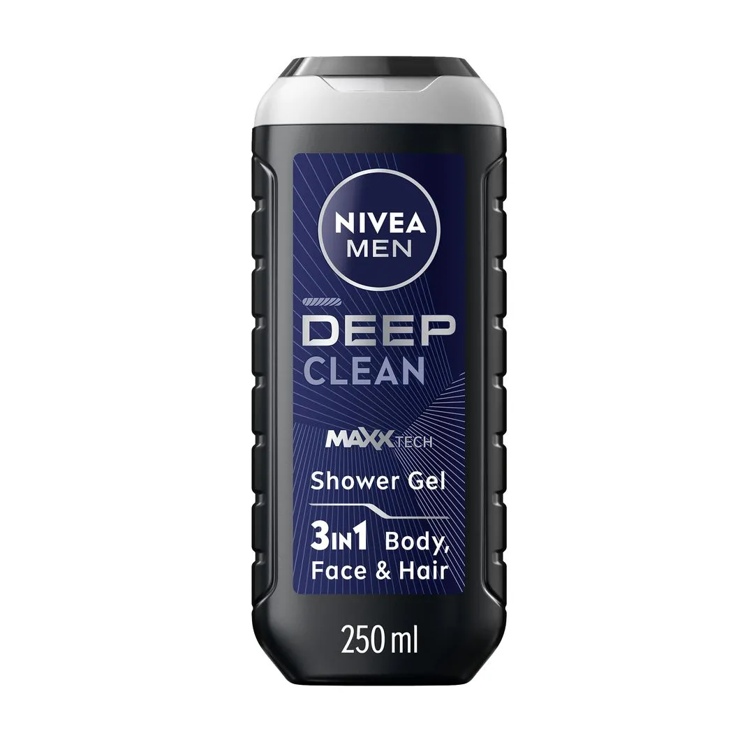 Nivea Men Deep Woody Scent 3 in 1 Shower Gel, 250ml