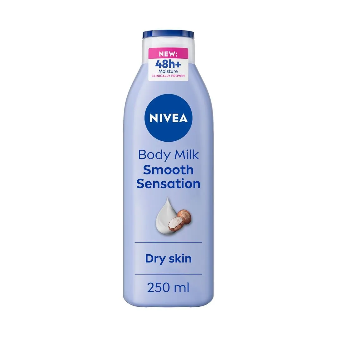 Nivea Shea Smooth Body Lotion for Dry Skin, 250ml