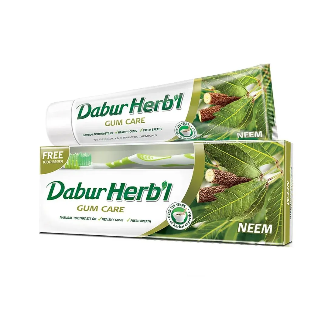 Dabur Herbal Toothpaste Neem 150g + Toothbrush