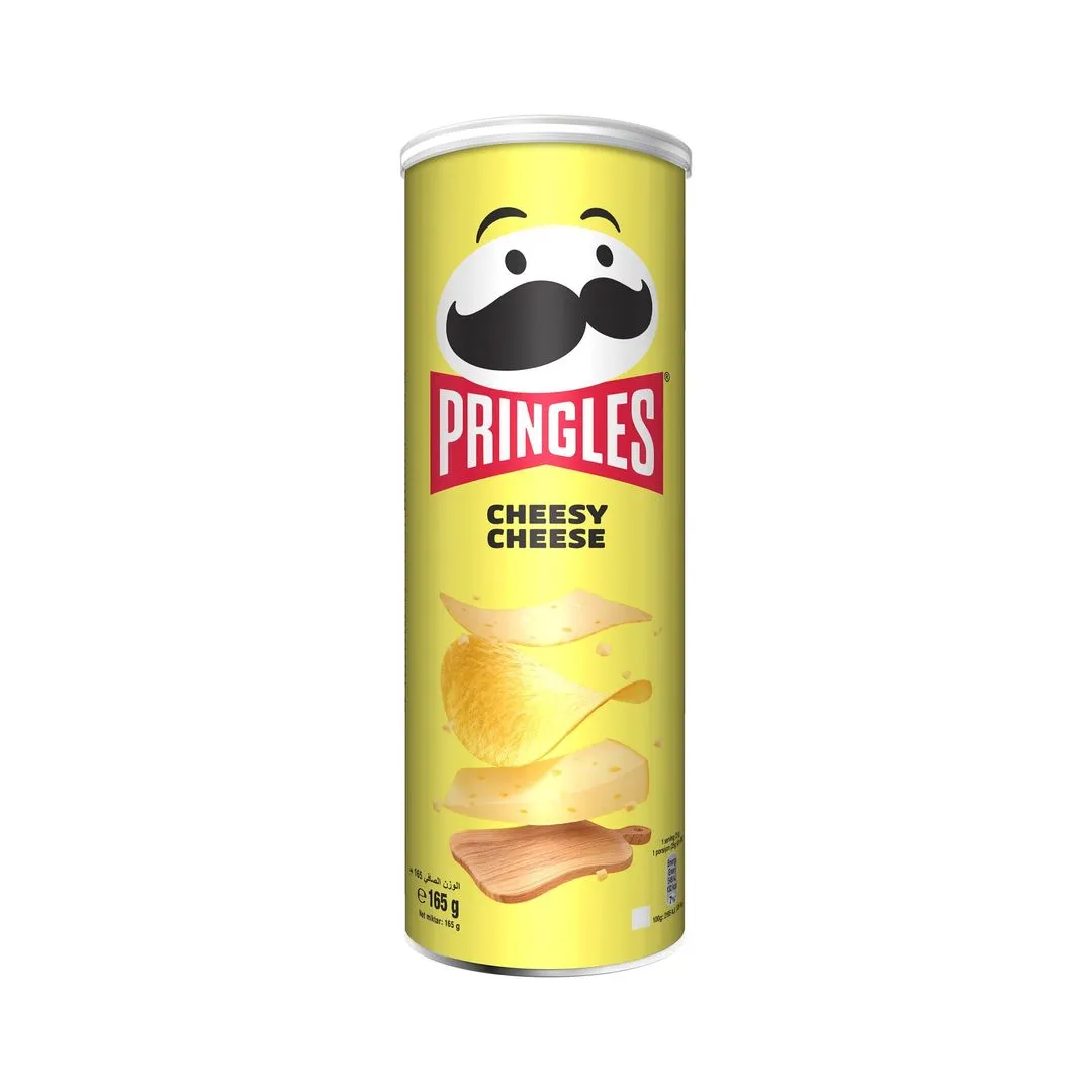 Pringles Cheesy Cheese Chips Can, 165g