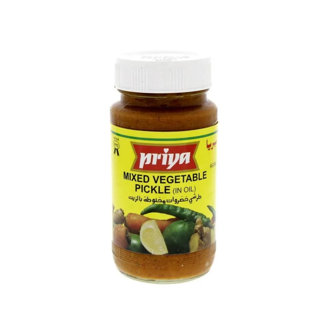 Priya Mixed Vegetable Pickle in Oil, 300g