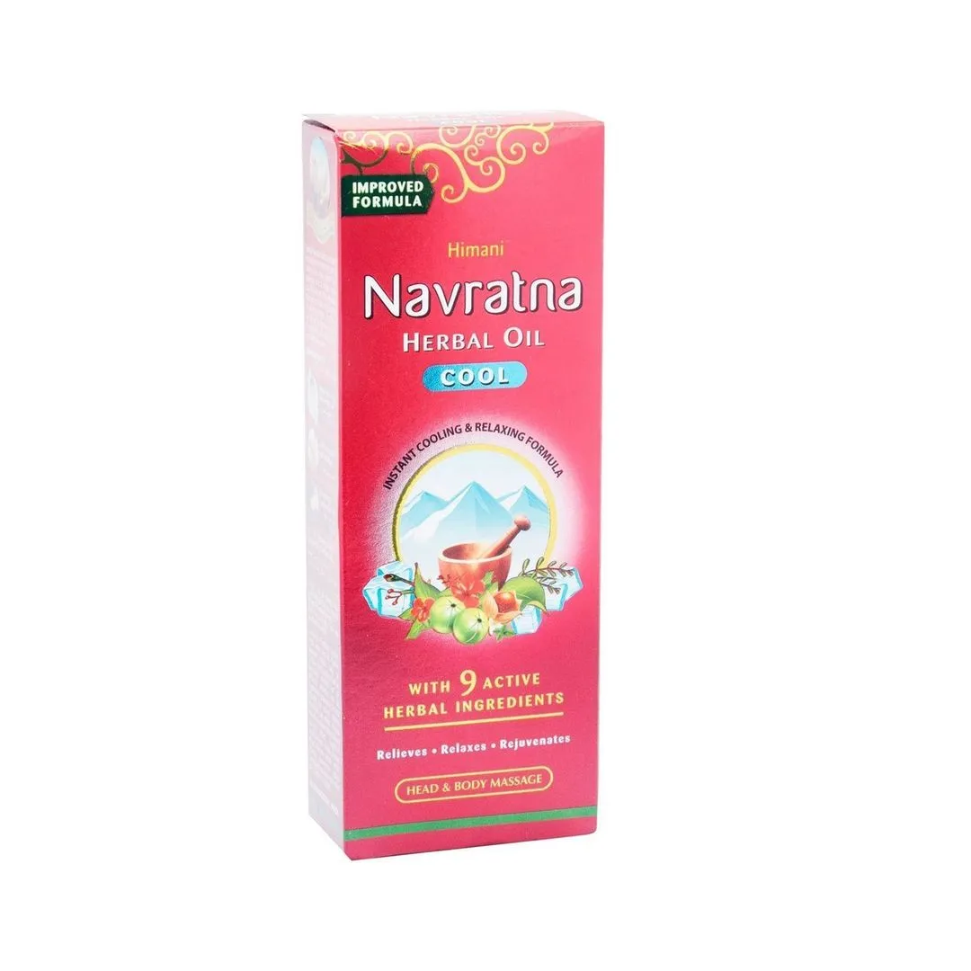 Himani Navratna Cool Herbal Head & Body Massage Oil, 100ml