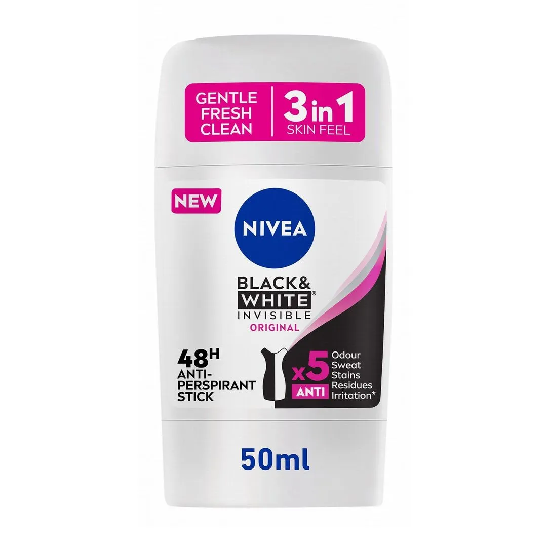 Nivea Women Black & White Deodorant Stick, 50ml