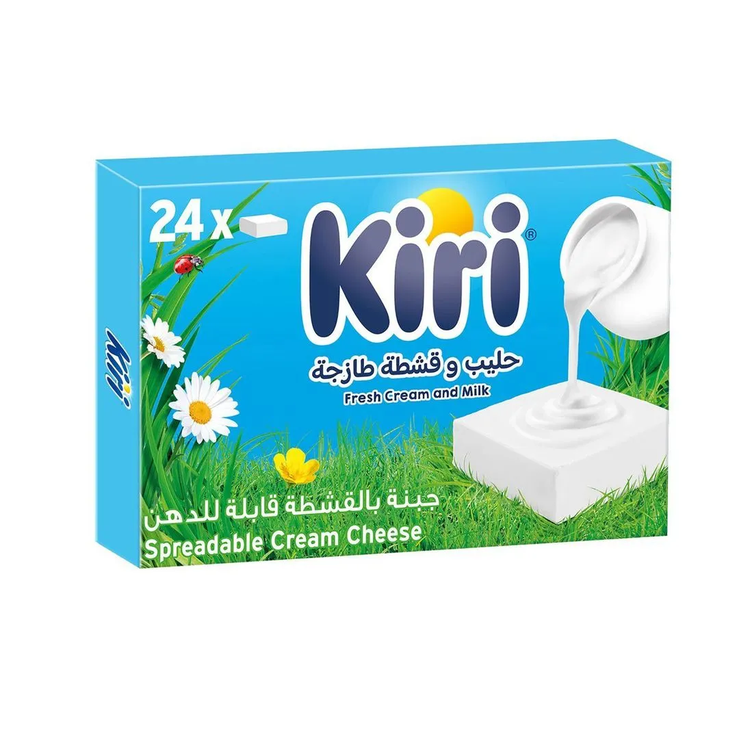 Kiri Square Spreadable Cream Cheese (24 Portions), 432g