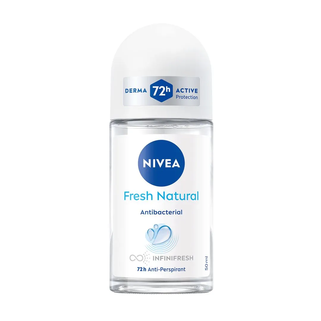 Nivea Fresh Natural Deodorant Roll-On for Women, 50ml
