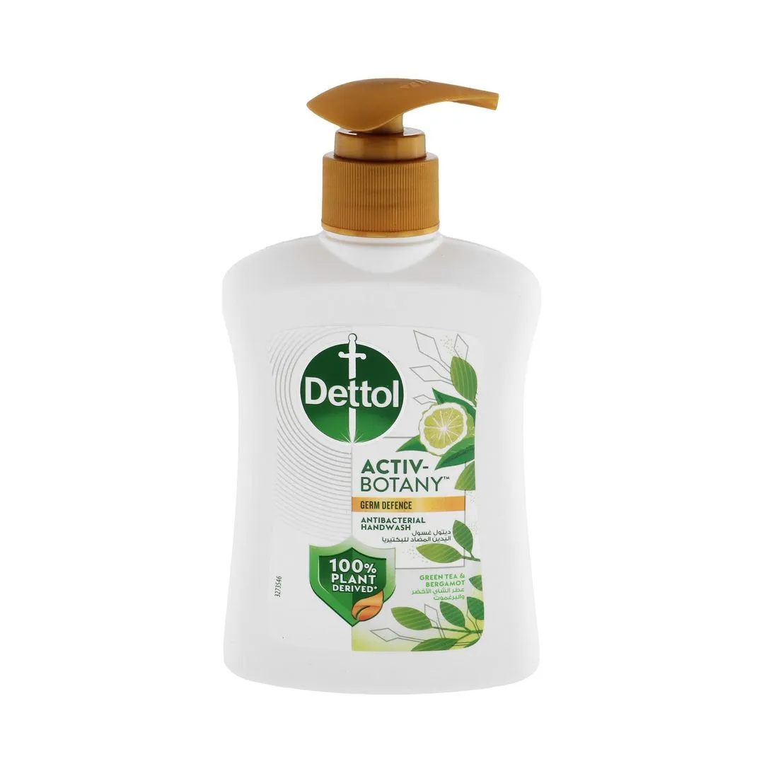 Dettol Activ-Botany Green Tea & Bergamot Scent Liquid Handwash, 200ml