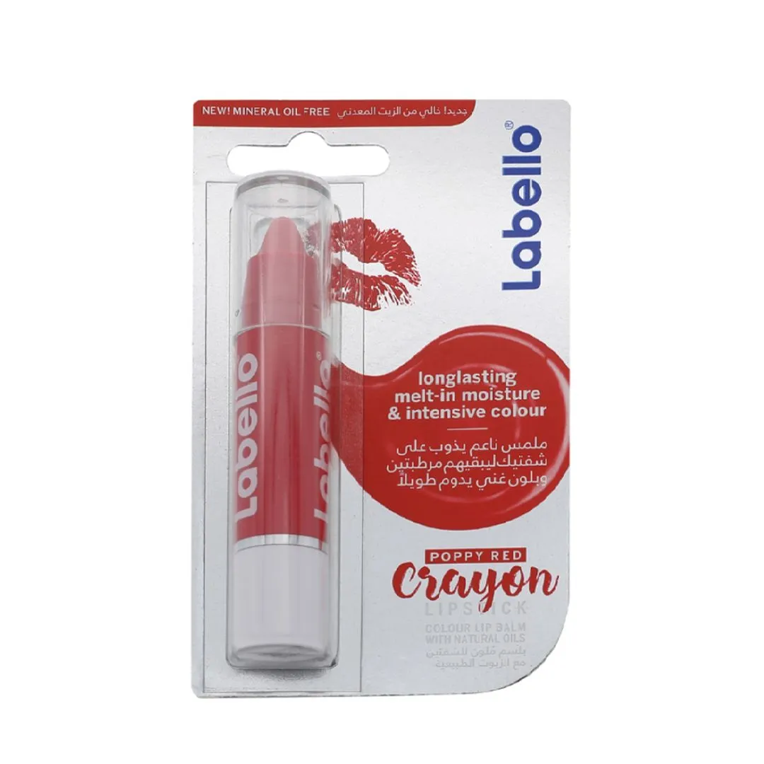 Labello Crayon Lipstick Poppy Red 3 g